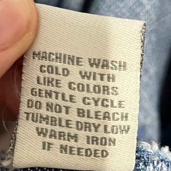 Dressbarn Womens Embroidered Denim Long Jacket 18/20W Artsy Bohemian Indie Folk - Picture 6 of 9